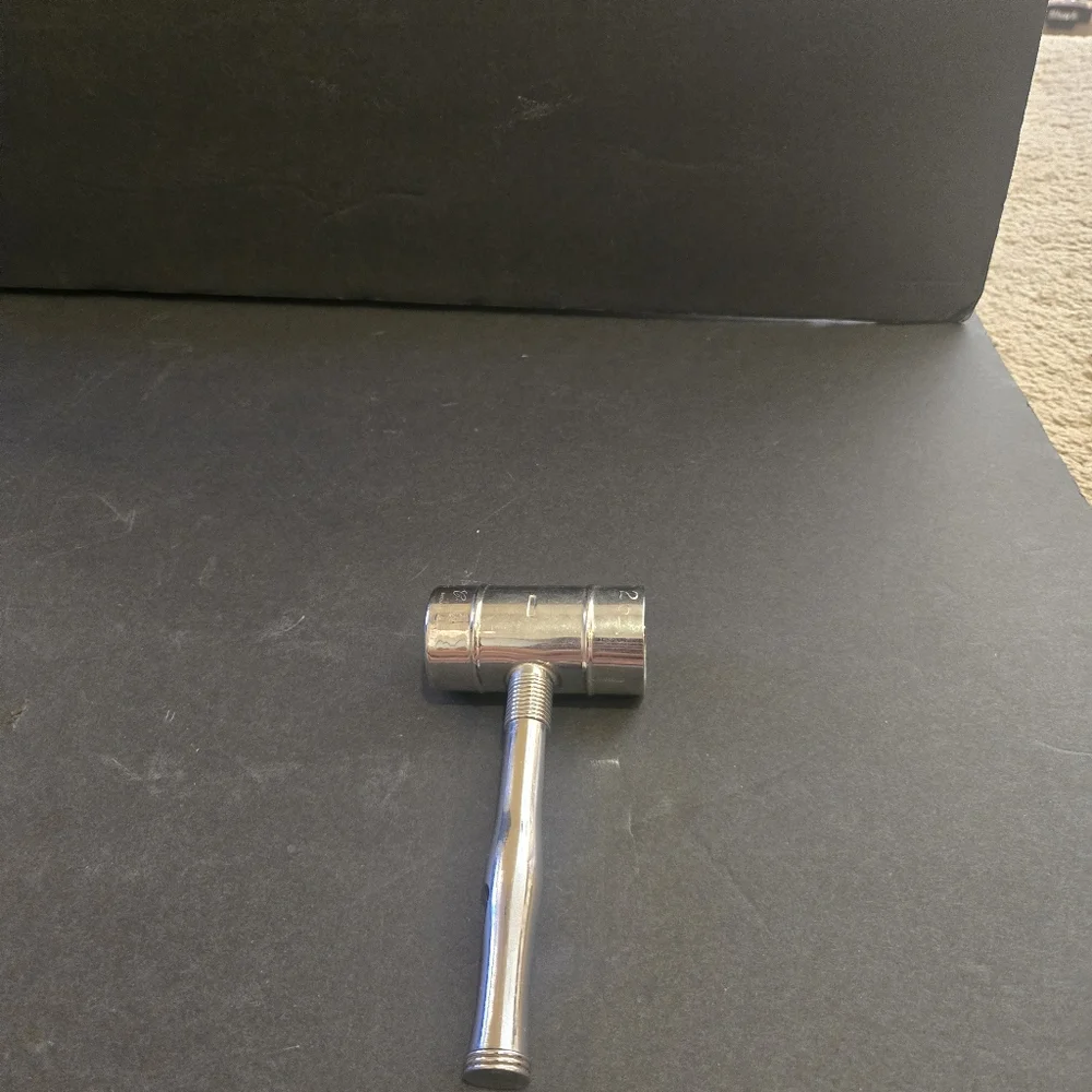 VINTAGE CAVALIER NATIONAL SILVER CHROME BAR TOOL JIGGER CORK CAN OPENER